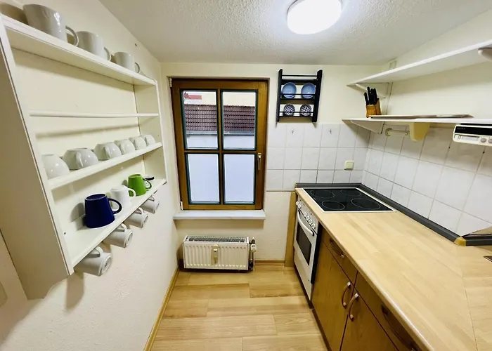 アパート Blaue Tulpe, Balkon Mit Traumblick ロストック