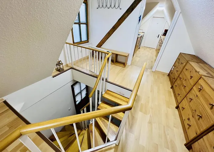 アパート Blaue Tulpe, Balkon Mit Traumblick ロストック